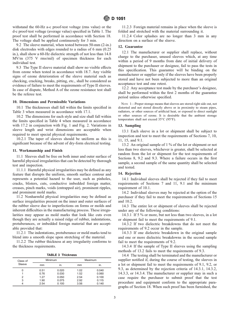 ASTM D1051-95 - Standard Specification for Rubber Insulating Sleeves