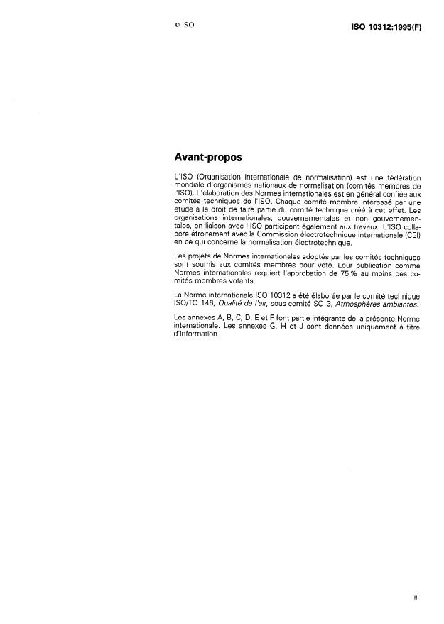 ISO 10312:1995 - Air ambiant -- Détermination des fibres d'amiante -- Méthode de microscopie électronique a transmission directe