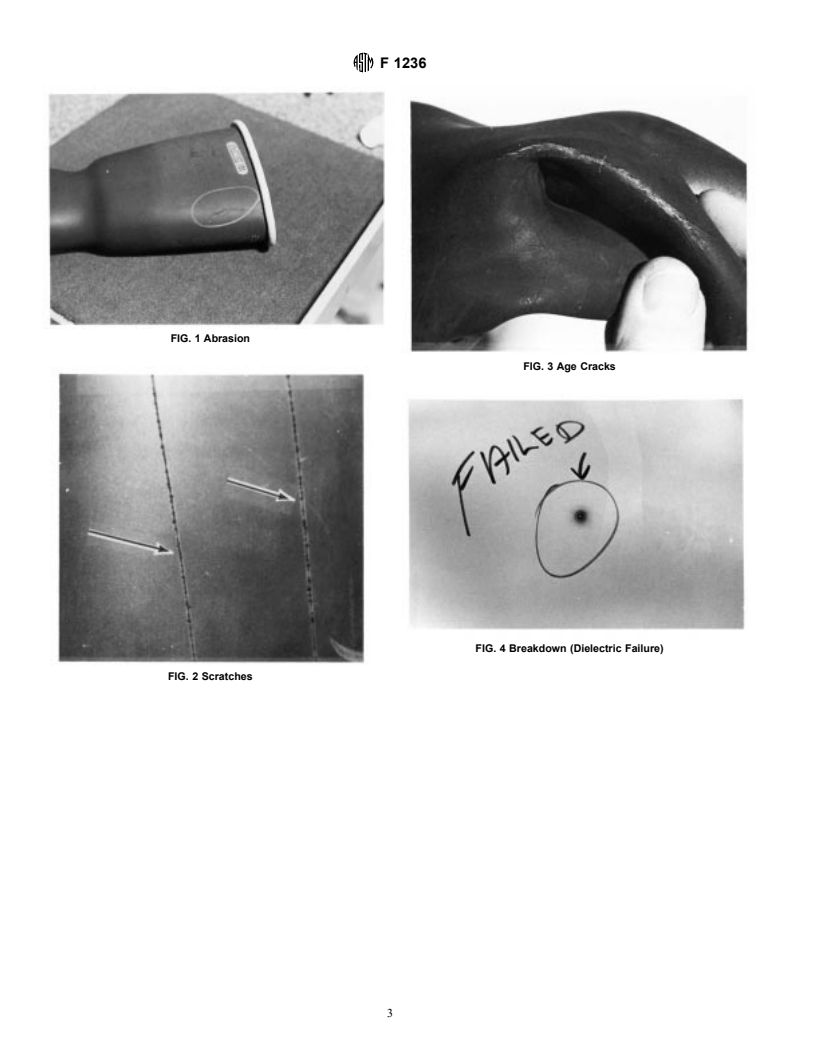 ASTM F1236-96e1 - Standard Guide for Visual Inspection of Electrical Protective Rubber Products