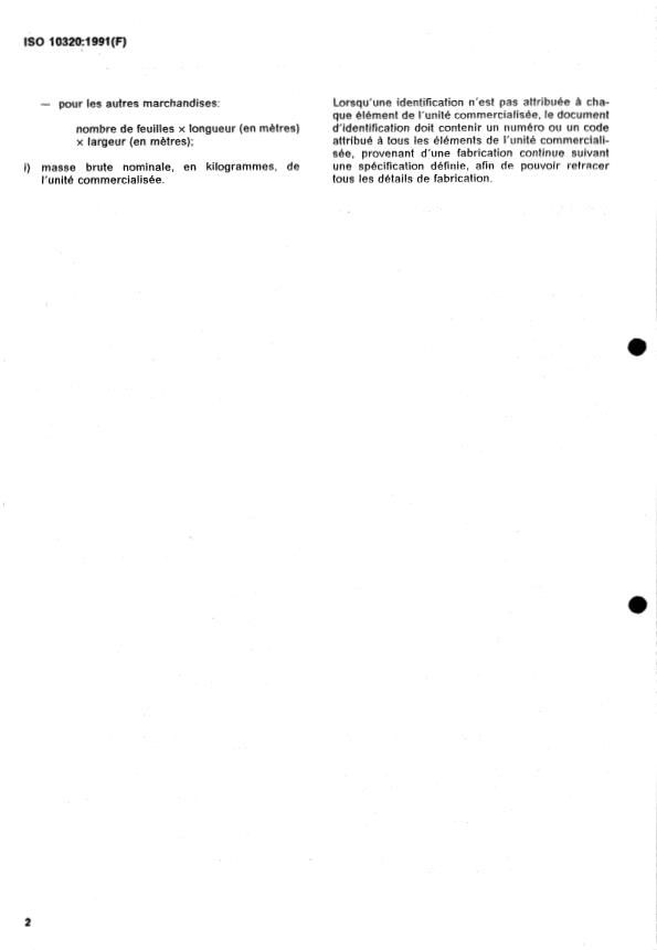 ISO 10320:1991 ISO 10320:1991 - Géotextiles -- Identification sur site - Page 4 preview