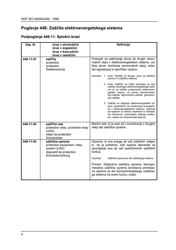 SIST IEC 60050(448):1999 SIST IEC 60050(448):1999 - Page 4 preview