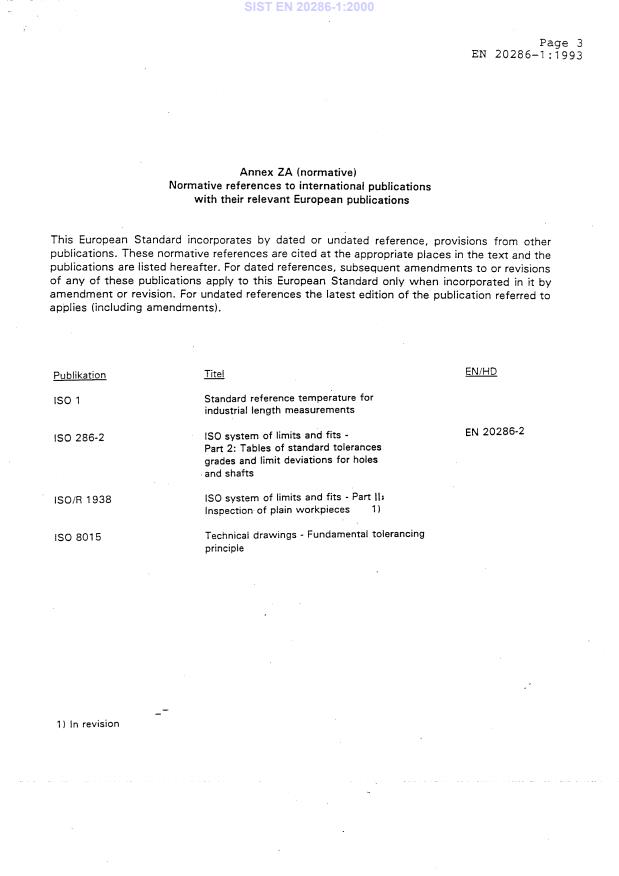 EN 20286-1:1993 EN 20286-1:2000 - Page 4 preview