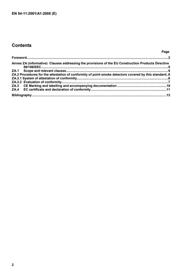 EN 54-11:2001/A1:2005 EN 54-11:2001/A1:2006 - Page 4 preview