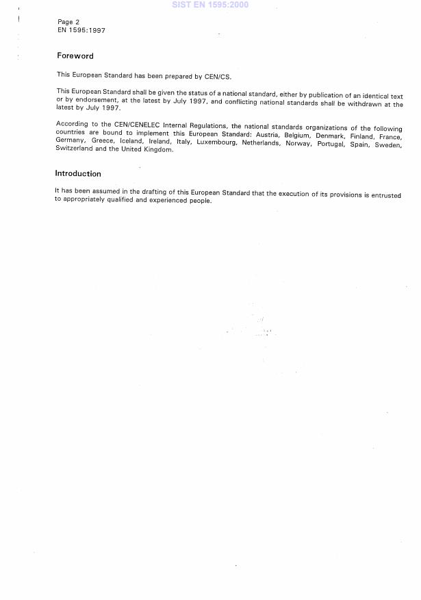 EN 1595:1997 EN 1595:2000 - Page 4 preview