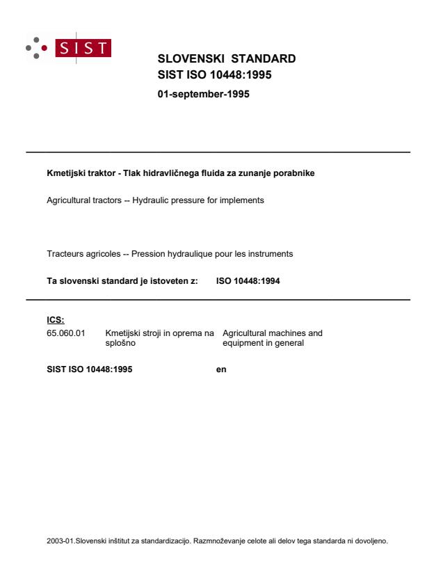 ISO 10448:1995