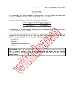 IEC 62271-102:2001/AMD2:2013 - Amendment 2 - High-voltage switchgear and controlgear - Part 102: Alternating current disconnectors and earthing switches
Released:2/14/2013 - Page 4 preview