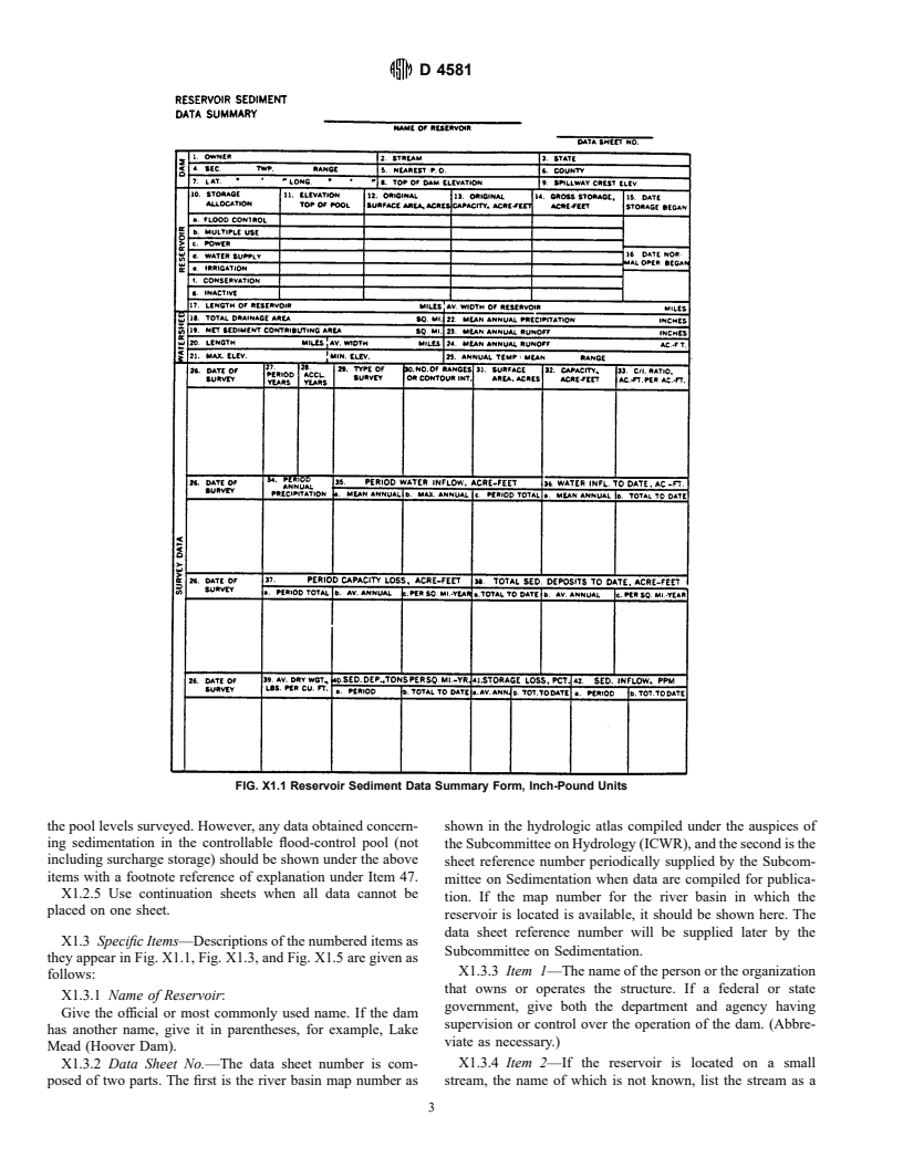 ASTM D4581-86(1996)e1 - Standard Guide for Measurement of Morphologic Characteristics of Surface Water Bodies