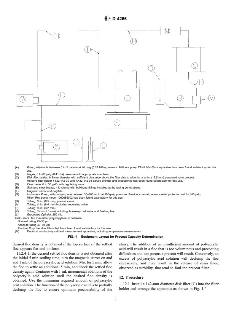 ASTM D4266-96 - Standard Test Methods for Precoat Capacity of Powdered Ion-Exchange Resins