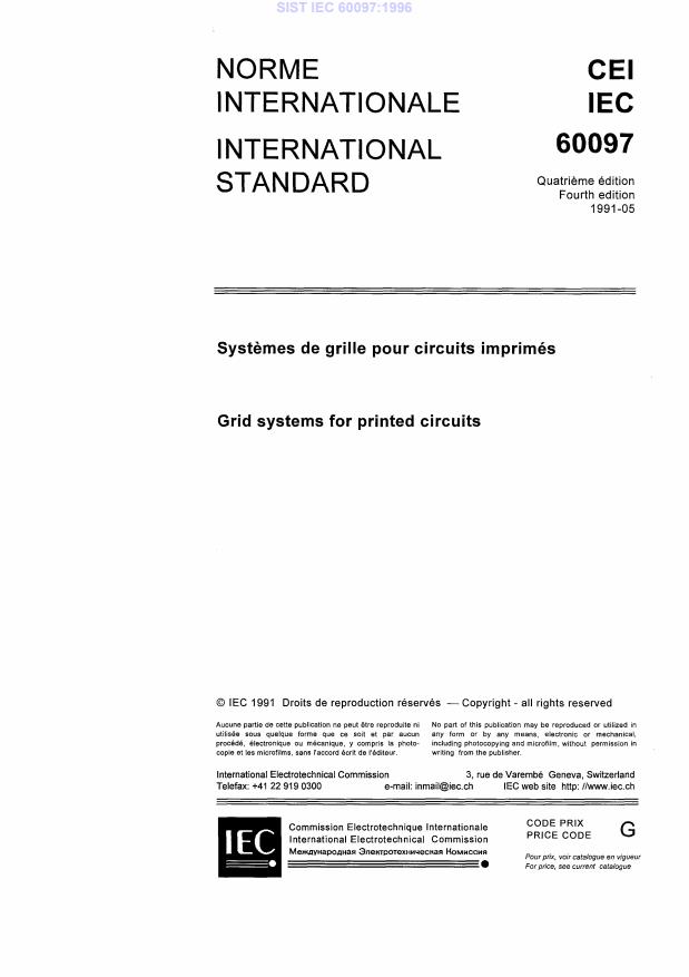 IEC 60097:1996