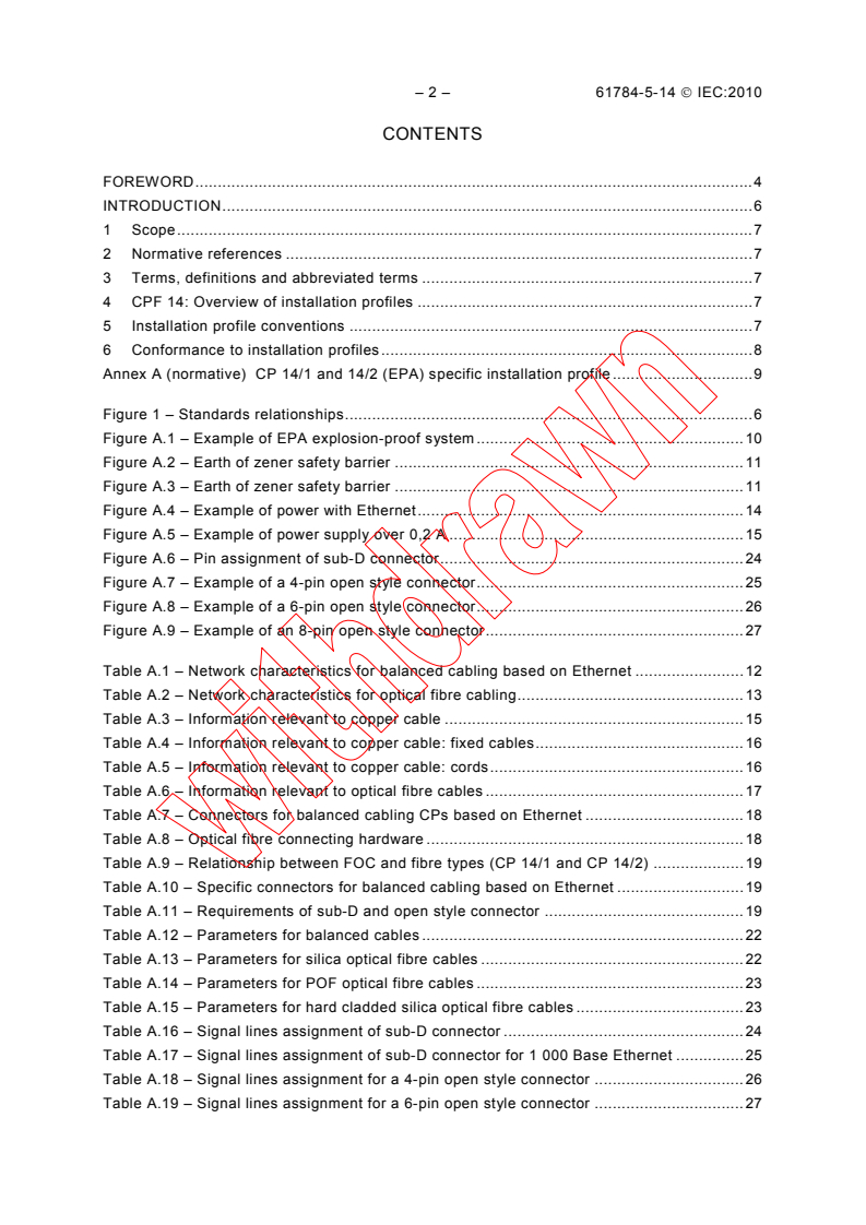 IEC 61784-5-14:2010 IEC 61784-5-14:2010 - Industrial communication networks - Profiles - Part 5-14: Installation of fieldbuses - Installation profiles for CPF 14
Released:7/22/2010
Isbn:9782889129539 - Page 4 preview