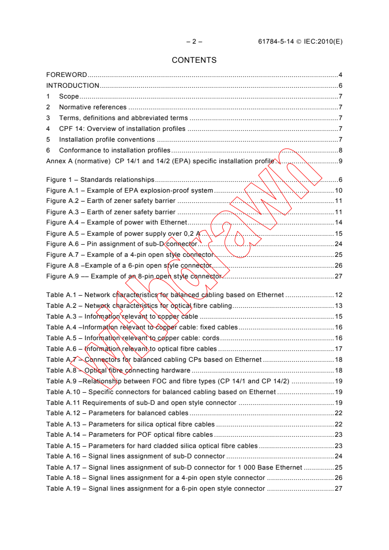 IEC 61784-5-14:2010 IEC 61784-5-14:2010 - Industrial communication networks - Profiles - Part 5-14: Installation of fieldbuses - Installation profiles for CPF 14
Released:7/22/2010
Isbn:9782889120604 - Page 4 preview