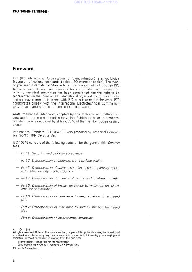 ISO 10545-11:1994 ISO 10545-11:1995 - Page 4 preview