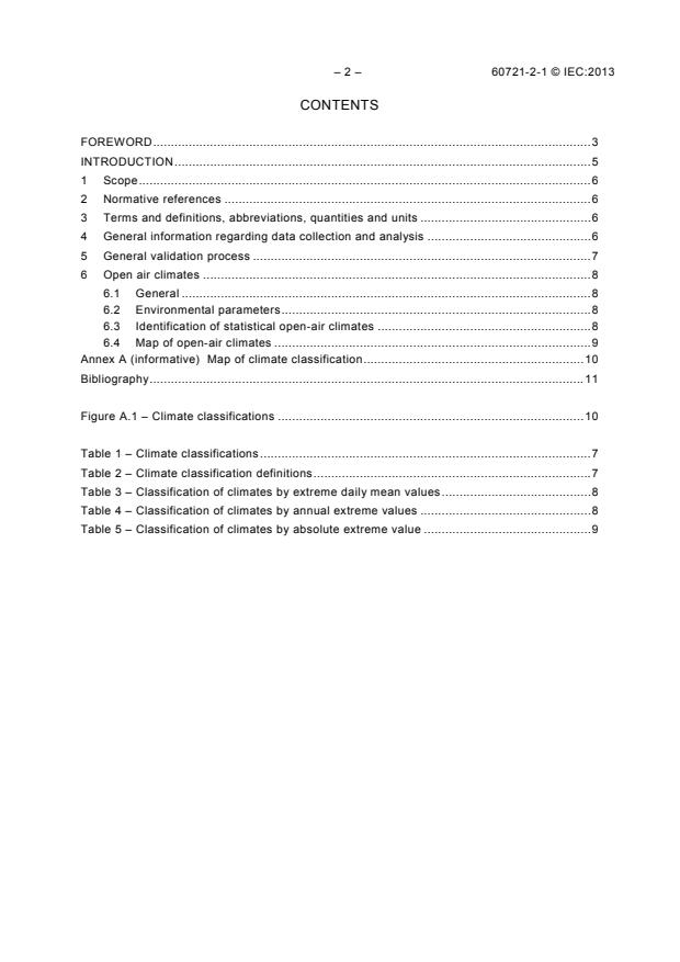 IEC 60721-2-1:2013 IEC 60721-2-1:2013 - Classification of environmental conditions - Part 2-1: Environmental conditions appearing in nature - Temperature and humidity - Page 4 preview