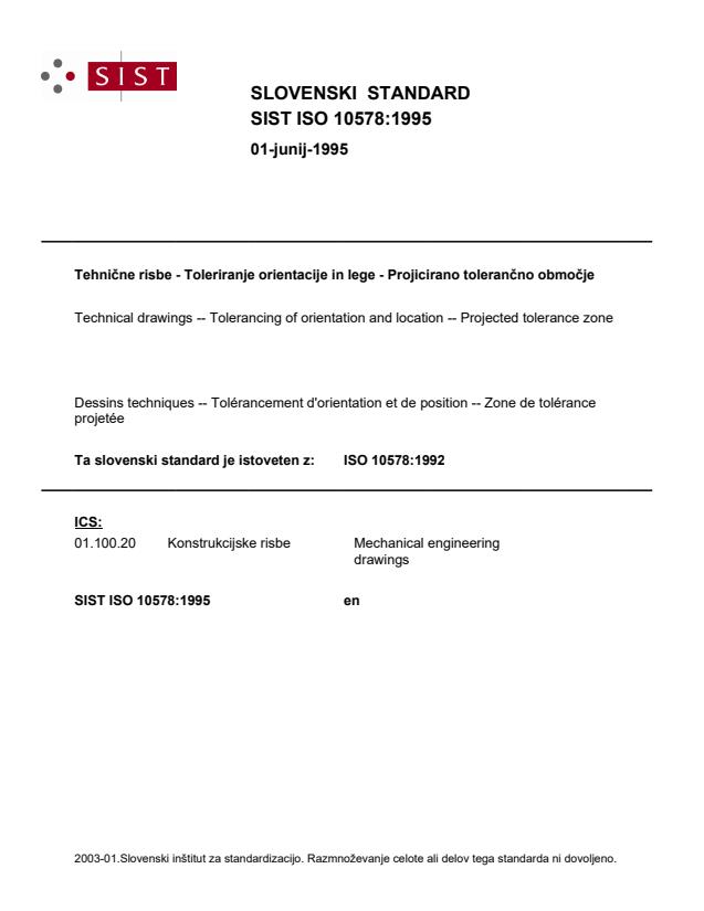 ISO 10578:1995