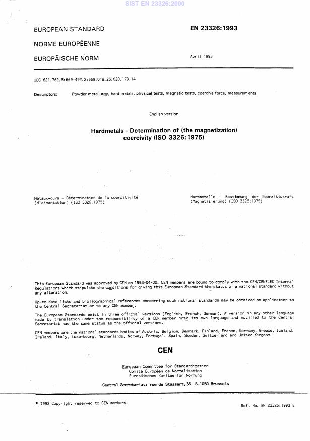EN 23326:2000