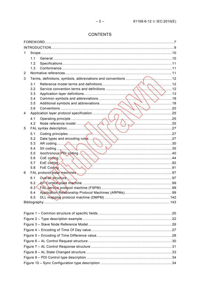 IEC 61158-6-12:2010 IEC 61158-6-12:2010 - Industrial communication networks - Fieldbus specifications - Part 6-12: Application layer protocol specification - Type 12 elements
Released:8/6/2010
Isbn:9782889121298 - Page 4 preview