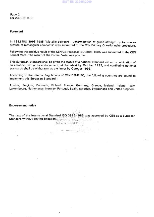 EN 23995:1993 EN 23995:2000 - Page 4 preview