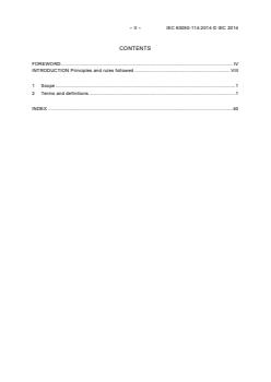 IEC 60050-114:2014 - International Electrotechnical Vocabulary (IEV) - Part 114: Electrochemistry - Page 4 preview