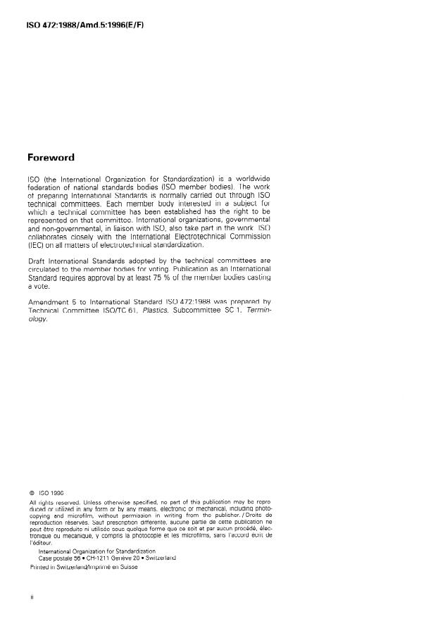 ISO 472:1988/Amd 5:1996 ISO 472:1988/Amd 5:1996 - Terms relating to carbon fibre - Page 2 preview