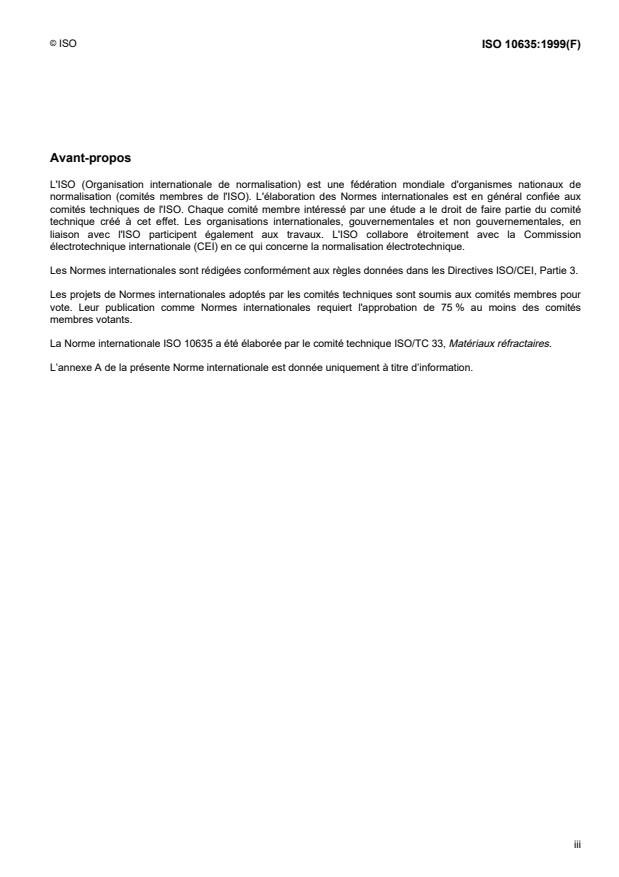 ISO 10635:1999 - Produits réfractaires -- Méthodes d'essai des produits a base de fibres céramiques