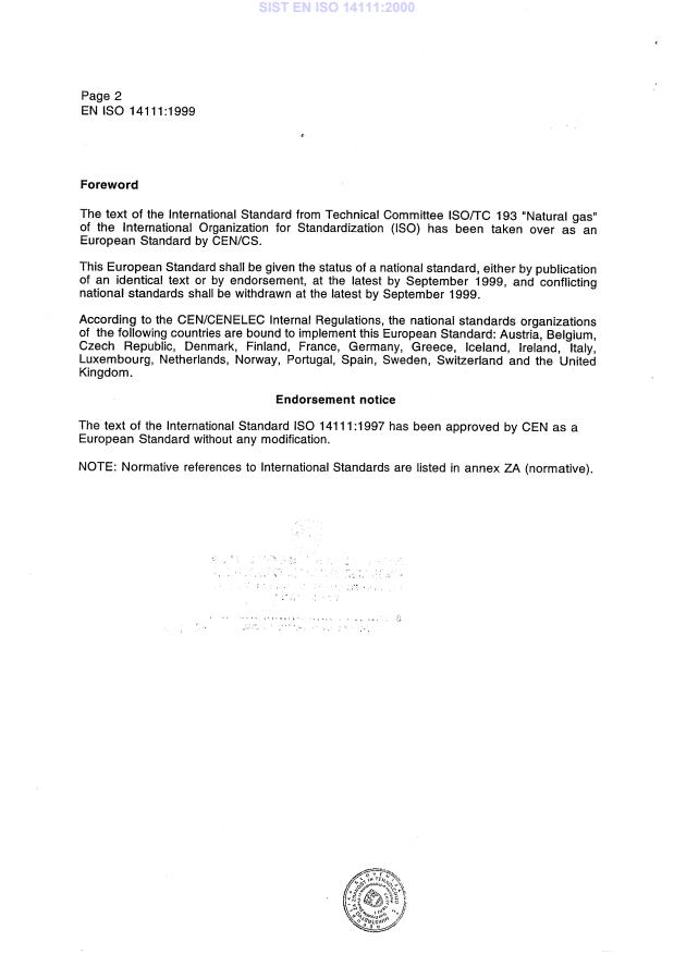 EN ISO 14111:1999 EN ISO 14111:2000 - Page 4 preview