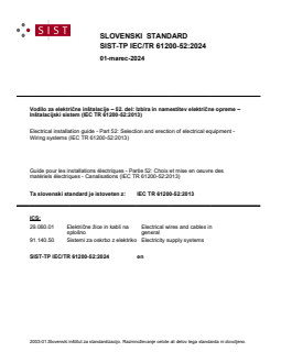 IEC TR 61200-52:2013 TP IEC/TR 61200-52:2024 - Page 1 preview