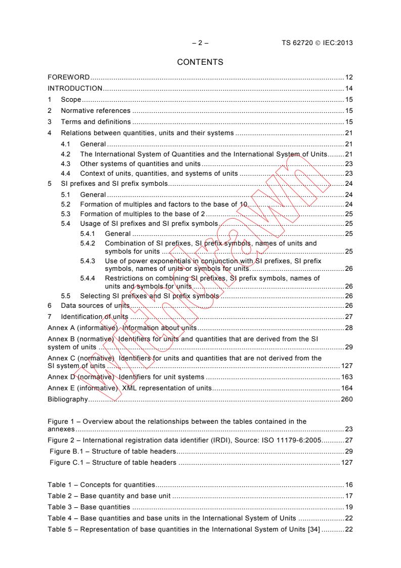 IEC TS 62720:2013 IEC TS 62720:2013 - Identification of units of measurement for computer-based processing
Released:5/22/2013 - Page 4 preview
