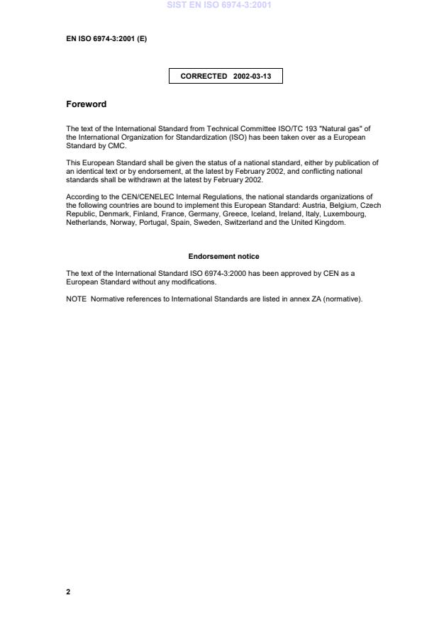 EN ISO 6974-3:2001 EN ISO 6974-3:2001 - Page 4 preview