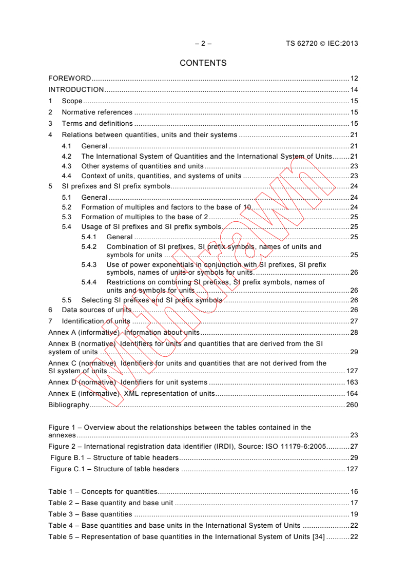 IEC TS 62720:2013 IEC TS 62720:2013 - Identification of units of measurement for computer-based processing
Released:5/22/2013
Isbn:9782832208236 - Page 4 preview