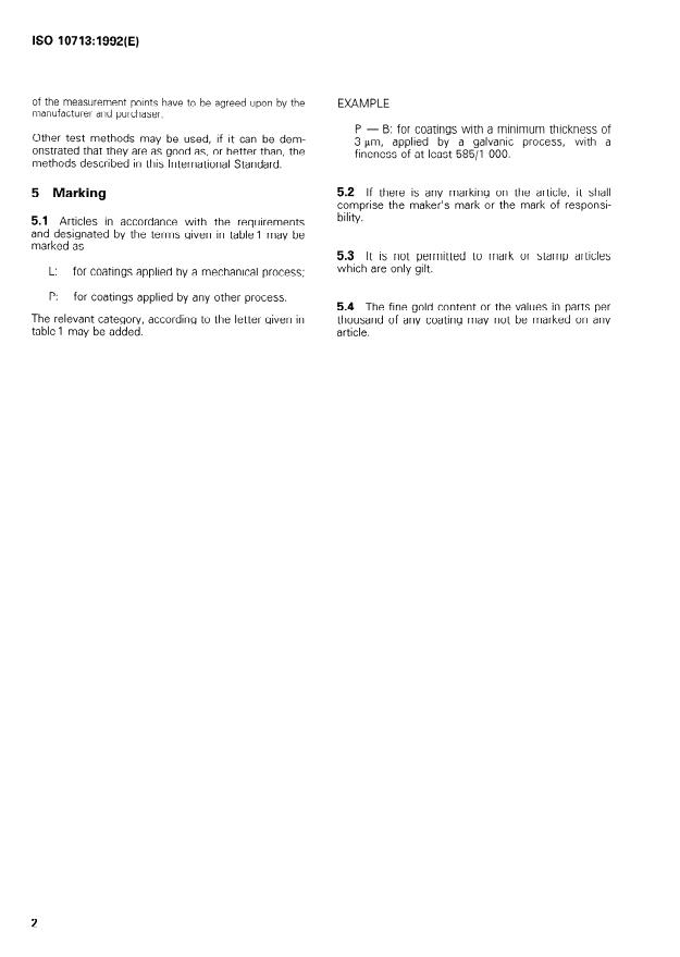ISO 10713:1992 ISO 10713:1992 - Jewellery -- Gold alloy coatings - Page 4 preview