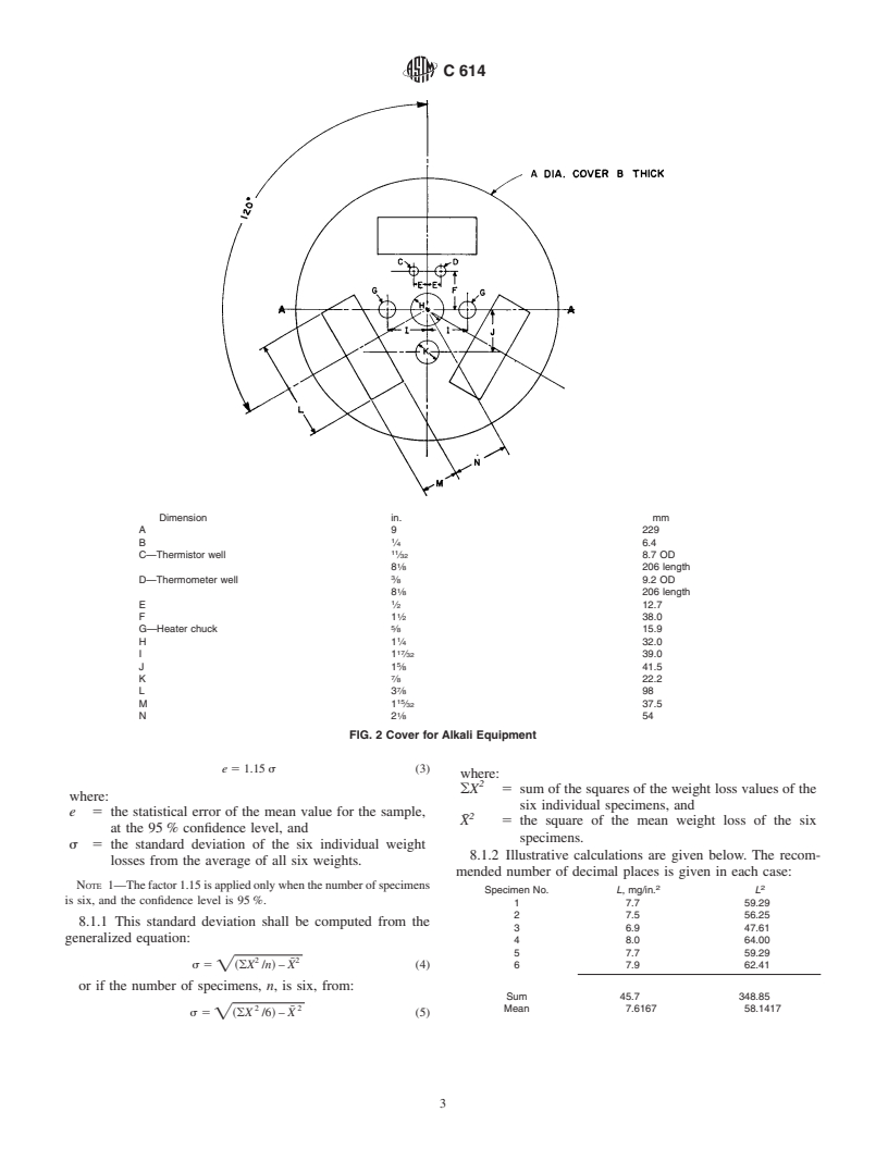 ASTM C614-74(1999) - Standard Test Method for Alkali Resistance of Porcelain Enamels