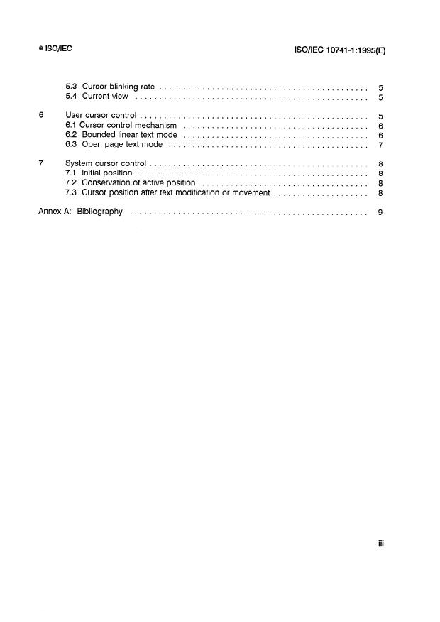 ISO/IEC 10741-1:1995 ISO/IEC 10741-1:1995 - Information technology -- User system interfaces -- Dialogue interaction - Page 3 preview