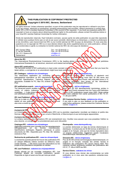 IEC 60335-2-17:2012+AMD1:2015 CSV - Household and similar electrical appliances - Safety - Part 2-17:Particular requirements for blankets, pads, clothing and similar flexible heating appliances
Released:7/23/2015
Isbn:9782832227978 - Page 2 preview