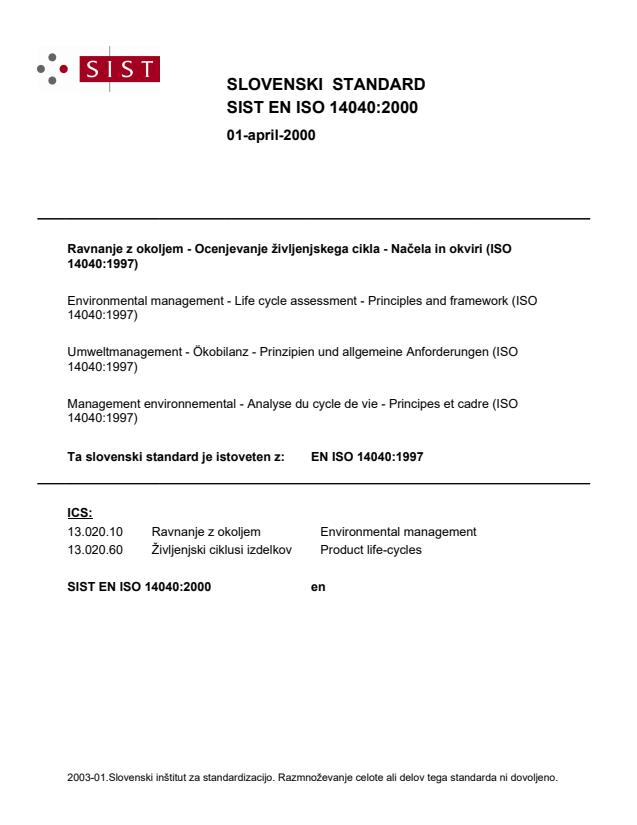 EN ISO 14040:2000