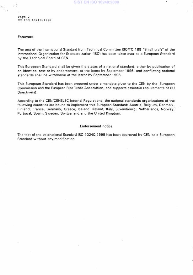 EN ISO 10240:1996 EN ISO 10240:2000 - Page 4 preview