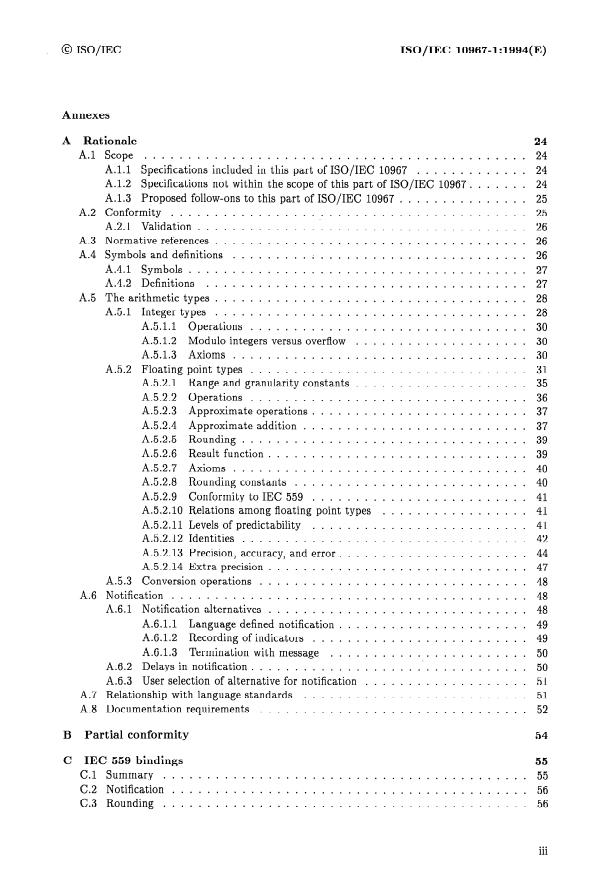 ISO/IEC 10967-1:1994 - Information technology -- Language independent arithmetic