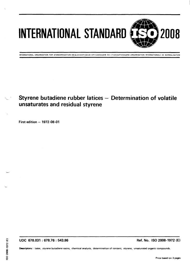 ISO 2008:1972 - Title missing - Legacy paper document
Released:1/1/1972