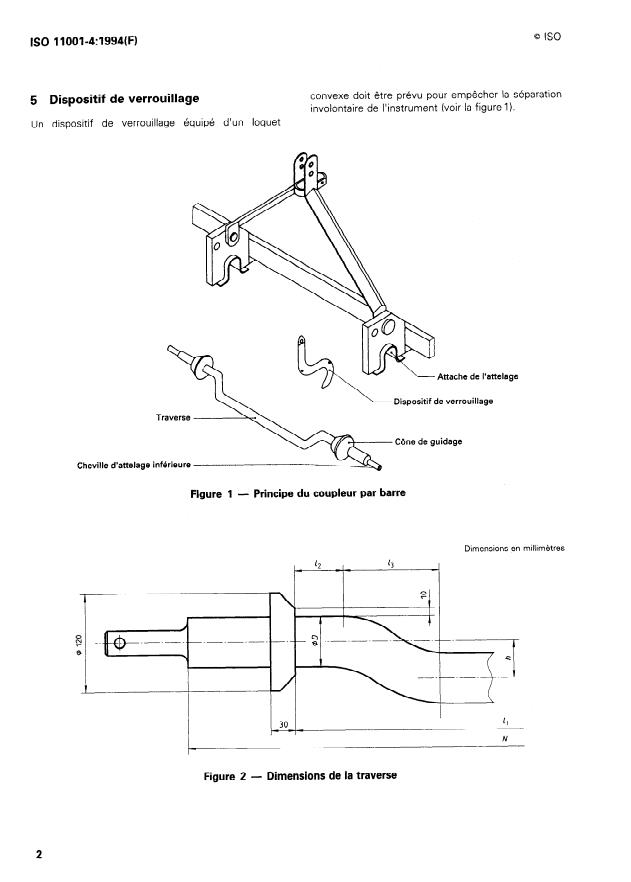 SIST ISO 11001-4:1995 ISO 11001-4:1994 - Tracteurs agricoles a roues et instruments -- Coupleurs rapides trois points - Page 4 preview