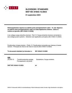 SIST IEC 61643-12:2023 SIST IEC 61643-12:2023 - BARVE - Page 1 preview