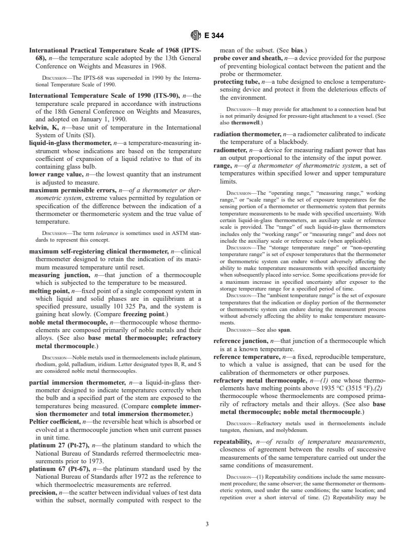 ASTM E344-01 - Terminology Relating to Thermometry and Hydrometry