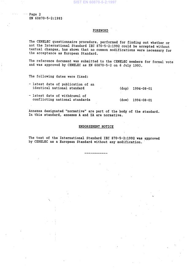 EN 60870-5-2:1993 EN 60870-5-2:1997 - Page 4 preview