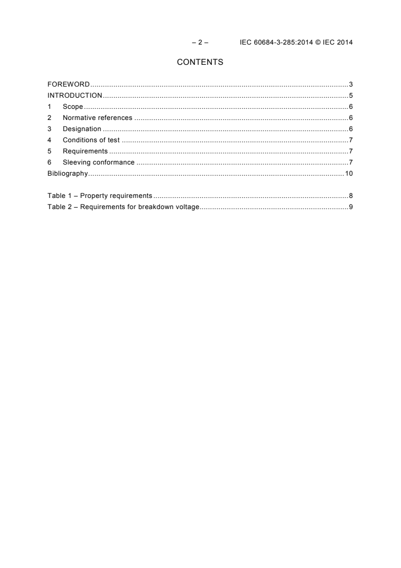 IEC 60684-3-285:2014 IEC 60684-3-285:2014 - Flexible insulating sleeving - Part 3: Specifications for individual types of sleeving - Sheet 285: Heat-shrinkable polyolefin sleeving, for medium voltage joint insulation
Released:10/17/2014
Isbn:9782832218891 - Page 4 preview