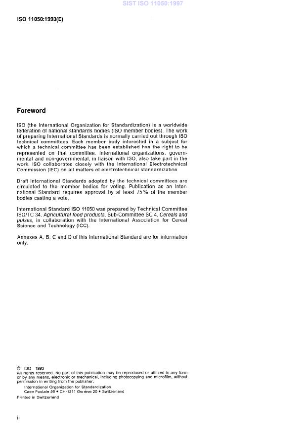 ISO 11050:1993 ISO 11050:1997 - Page 4 preview