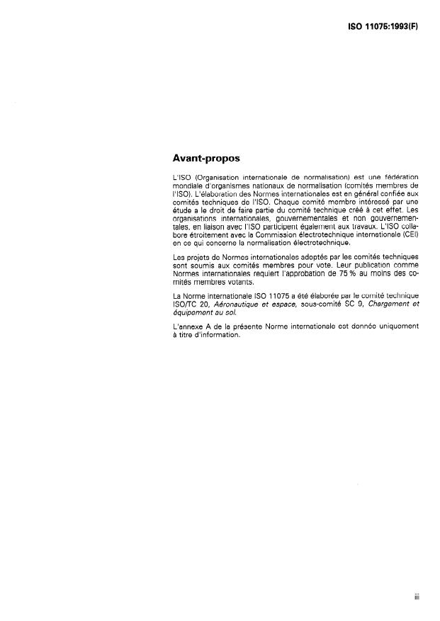 ISO 11075:1993 - Aéronautique et espace -- Liquides newtoniens ISO type I de dégivrage/antigivrage des aéronefs