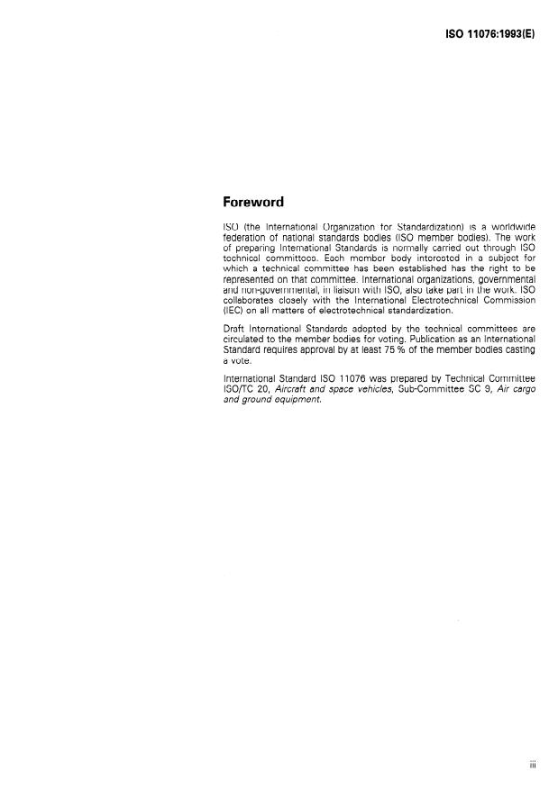 ISO 11076:1993 - Aerospace -- Aircraft de-icing/anti-icing methods with fluids