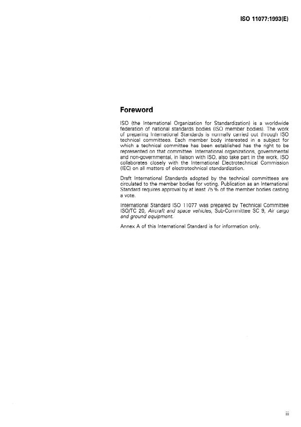 ISO 11077:1993 - Aerospace -- Self-propelled de-icing/anti-icing vehicles -- Functional requirements