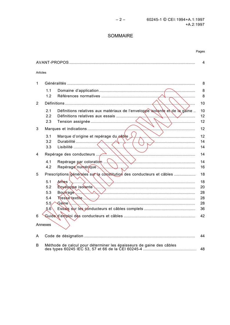 IEC 60245-1:1994 IEC 60245-1:1994+AMD1:1997+AMD2:1997 CSV - Rubber insulated cables - Rated voltages up to and including 450/750 V - Part 1: General requirements
Released:2/19/1998
Isbn:2831842557 - Page 4 preview