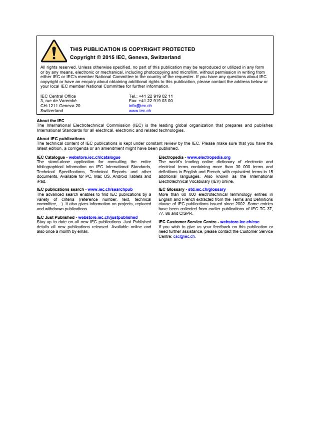 IEC TR 61998:2015 IEC TR 61998:2015 - Model and framework for standardization in multimedia equipment and systems - Page 2 preview
