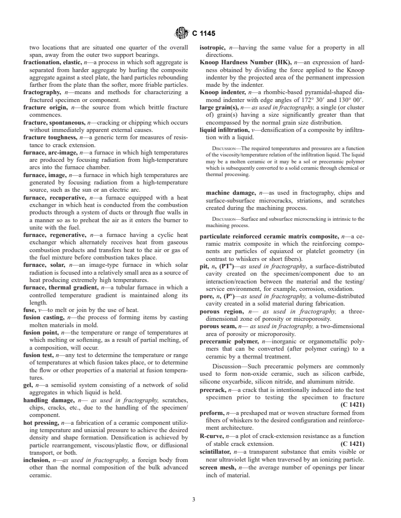 ASTM C1145-01 - Standard Terminology of Advanced Ceramics