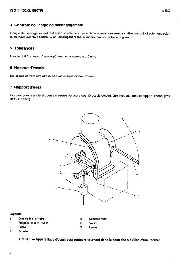 ISO 11102-2:1997 ISO 11102-2:1997 - Moteurs alternatifs a combustion interne -- Dispositifs de démarrage a la manivelle - Page 4 preview